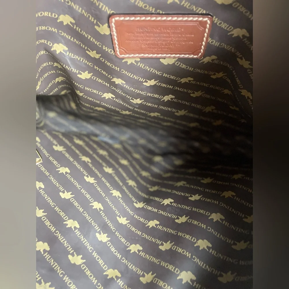Hunting world Tan and Brown Men's Bag